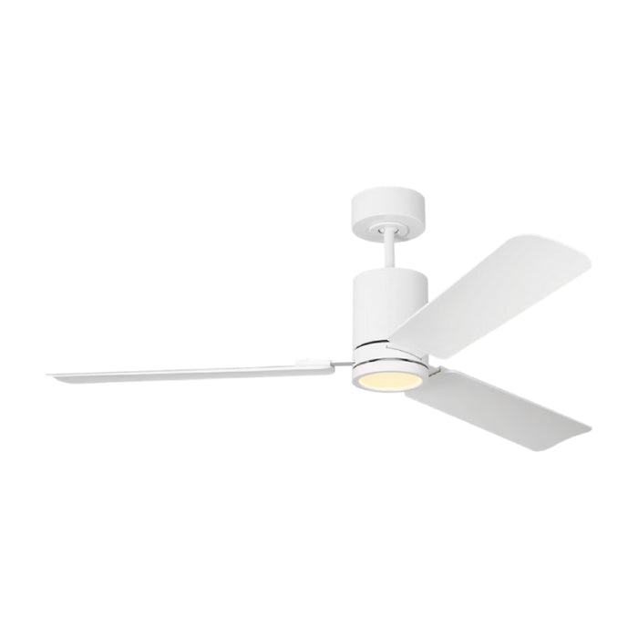 Visual Comfort 3CCSM54 Cleancut Smart 54" Ceiling Fan with LED Light Kit - Matte White