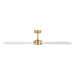 Visual Comfort 3PDSM60 Paddle Smart 52" Indoor/Outdoor Ceiling Fan - Burnished Brass