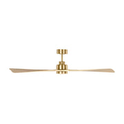 Visual Comfort 3TRLSM60 Trillium Smart 60" Indoor/Outdoor Ceiling Fan with LED Light Kit-Burnished Brass