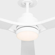 Visual Comfort 3TRLSM60 Trillium Smart 60" Indoor/Outdoor Ceiling Fan with LED Light Kit-Matte White