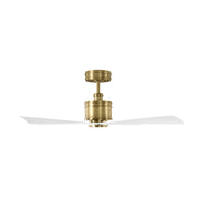 Visual Comfort 4LNCR44 Launceton 44" Ceiling Fan - Hand Rubbed Antique Brass