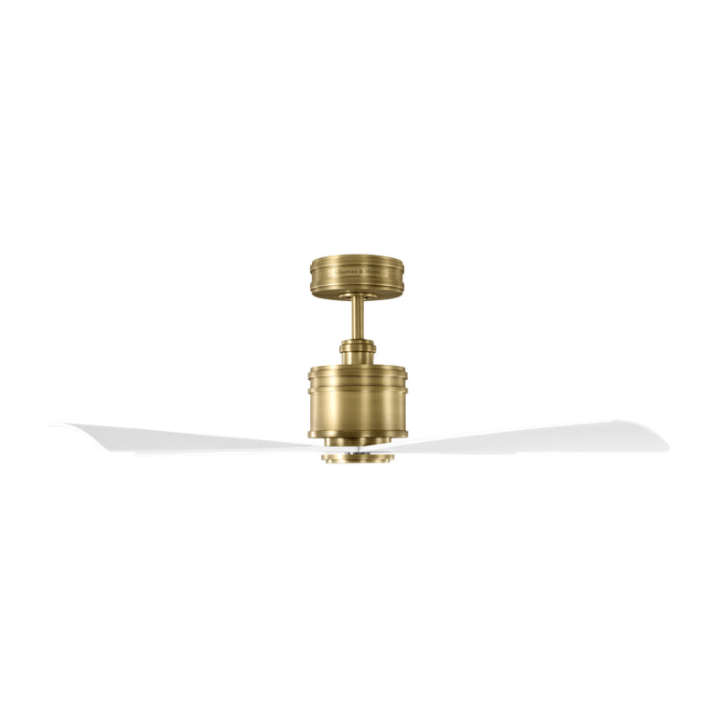 Visual Comfort 4LNCR44 Launceton 44" Ceiling Fan - Hand Rubbed Antique Brass