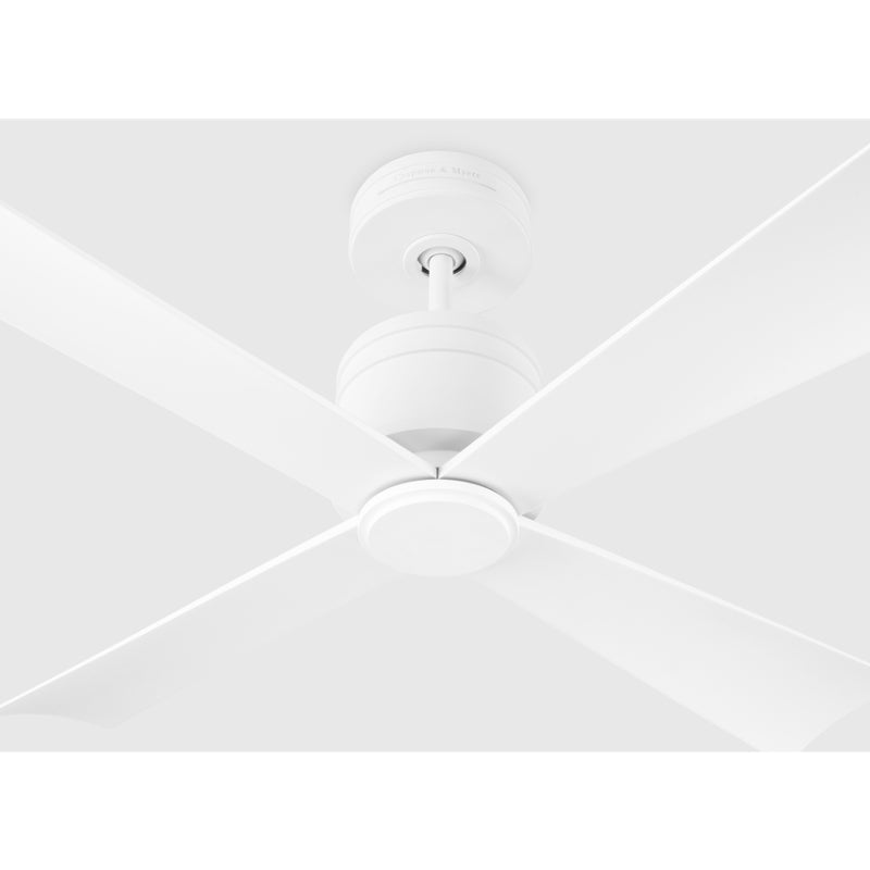 Visual Comfort 4LNCR44 Launceton 44" Ceiling Fan - Matte White