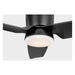 Visual Comfort 3CGHR44 Colgin 44" Hugger Ceiling Fan with LED Light Kit - Midnight Black