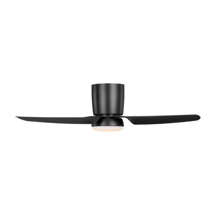 Visual Comfort 3CGHR44 Colgin 44" Hugger Ceiling Fan with LED Light Kit - Midnight Black