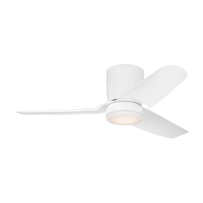 Visual Comfort 3CGHR44 Colgin 44" Hugger Ceiling Fan with LED Light Kit - Matte White