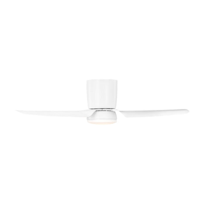 Visual Comfort 3CGHR44 Colgin 44" Hugger Ceiling Fan with LED Light Kit - Matte White