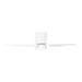 Visual Comfort 3CGHR44 Colgin 44" Hugger Ceiling Fan with LED Light Kit - Matte White