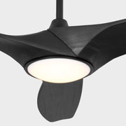 Visual Comfort 3SLNSM52 Selen Smart 52" Ceiling Fan with LED Light Kit-Midnight Black