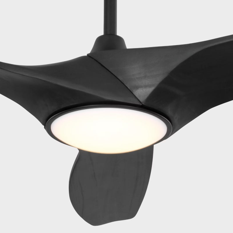 Visual Comfort 3SLNSM52 Selen Smart 52" Ceiling Fan with LED Light Kit-Midnight Black