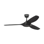 Visual Comfort 3SLNSM52 Selen Smart 52" Ceiling Fan with LED Light Kit-Midnight Black
