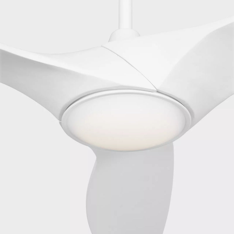Visual Comfort 3SLNSM60 Selen Smart 60" Ceiling Fan with LED Light Kit-Matte White 
