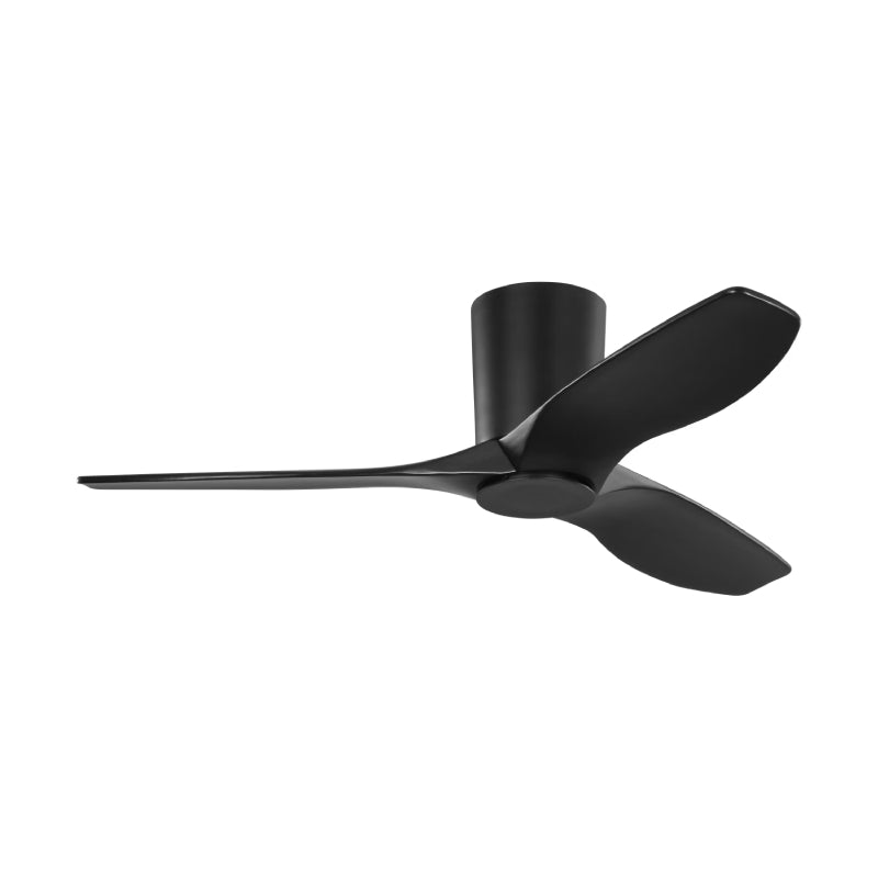 Visual Comfort 3SYRHSM44 Seyra Smart 44" Hugger Ceiling Fan with LED Light Kit-Midnight Black