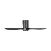 Visual Comfort 3SYRHSM44 Seyra Smart 44" Hugger Ceiling Fan with LED Light Kit-Midnight Black