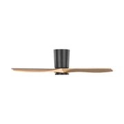 Visual Comfort 3SYRHSM44 Seyra Smart 44" Hugger Ceiling Fan with LED Light Kit-Midnight Black