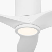 Visual Comfort 3SYRHSM44 Seyra Smart 44" Hugger Ceiling Fan with LED Light Kit-Matte White