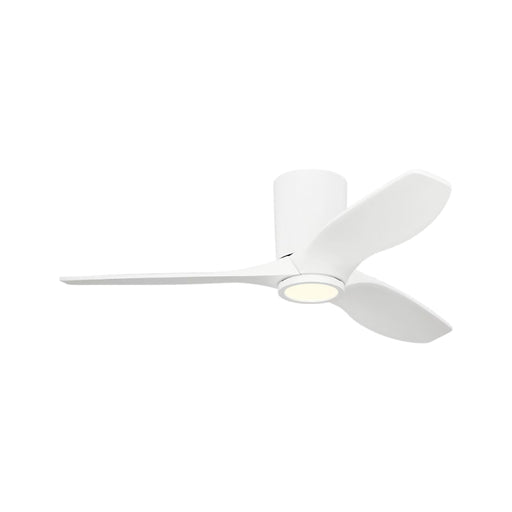 Visual Comfort 3SYRHSM44 Seyra Smart 44" Hugger Ceiling Fan with LED Light Kit-Matte White