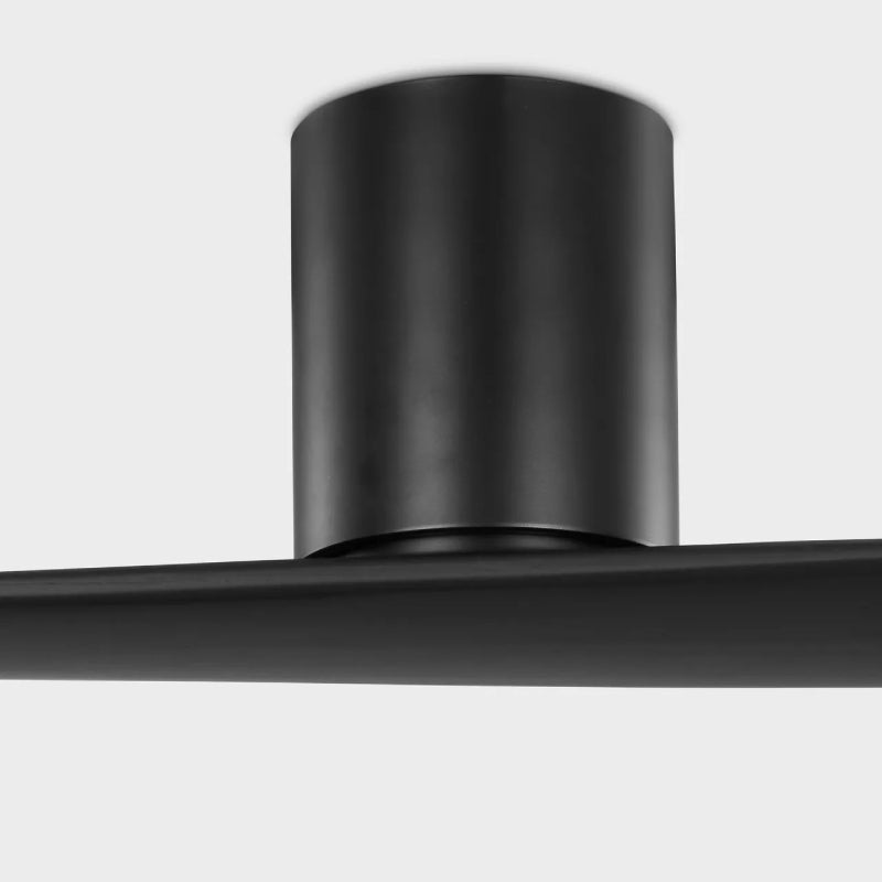 Visual Comfort 2PLHSM60 Plank Smart 60" Indoor/Outdoor Hugger Ceiling Fan-Midnight Black