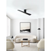 Visual Comfort 2PLSMH52 Plank Smart 52" Indoor/Outdoor Hugger Ceiling Fan