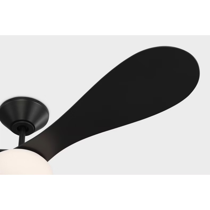 Visual Comfort 3DPSM58 Drape Smart 58" Indoor/Outdoor Ceiling Fan with LED Light Kit, 6CCT Selectable