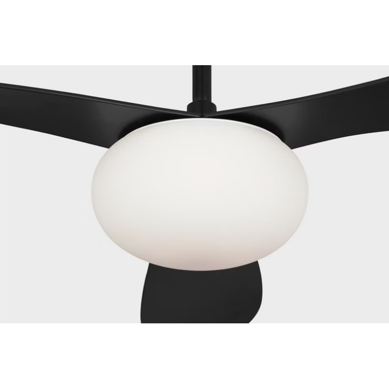 Visual Comfort 3DPSM58 Drape Smart 58" Indoor/Outdoor Ceiling Fan with LED Light Kit, 6CCT Selectable