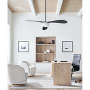 Visual Comfort 3DPSM58 Drape Smart 58" Indoor/Outdoor Ceiling Fan with LED Light Kit, 6CCT Selectable