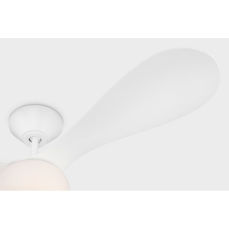 Visual Comfort 3DPSM58 Drape Smart 58" Indoor/Outdoor Ceiling Fan with LED Light Kit, 6CCT Selectable