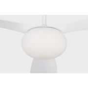 Visual Comfort 3DPSM58 Drape Smart 58" Indoor/Outdoor Ceiling Fan with LED Light Kit, 6CCT Selectable