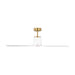 Visual Comfort 3PESM52 Peel Smart 52" Ceiling Fan with LED Light Kit - Burnished Brass