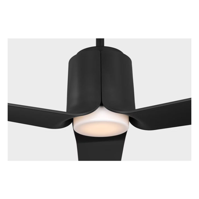 Visual Comfort 3PESM52 Peel Smart 52" Ceiling Fan with LED Light Kit - Midnight Black