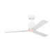 Visual Comfort 3PESM52 Peel Smart 52" Ceiling Fan with LED Light Kit - Matte White