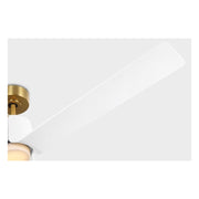 Visual Comfort 3PESM66 Peel Smart 66" Ceiling Fan with LED Light Kit - Burnished Brass