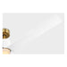 Visual Comfort 3PESM66 Peel Smart 66" Ceiling Fan with LED Light Kit - Burnished Brass