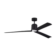 Visual Comfort 3PESM66 Peel Smart 66" Ceiling Fan with LED Light Kit - Midnight Black