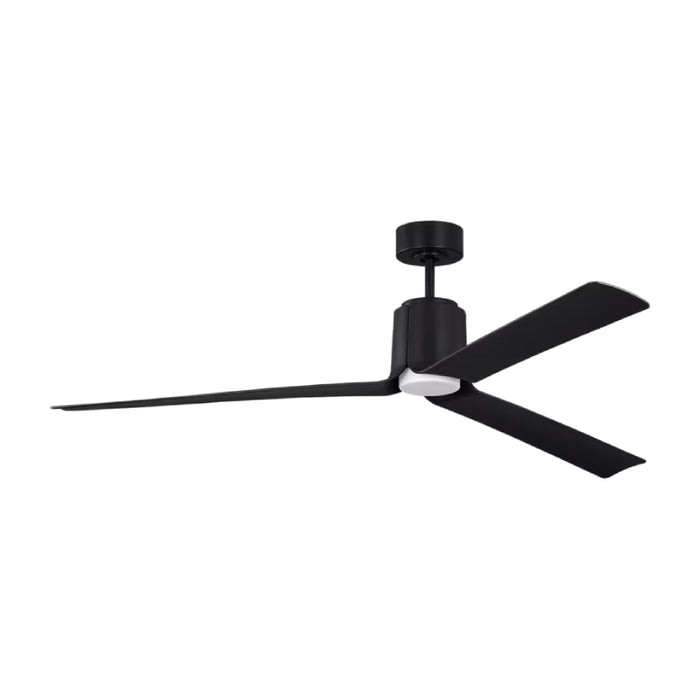Visual Comfort 3PESM66 Peel Smart 66" Ceiling Fan with LED Light Kit - Midnight Black