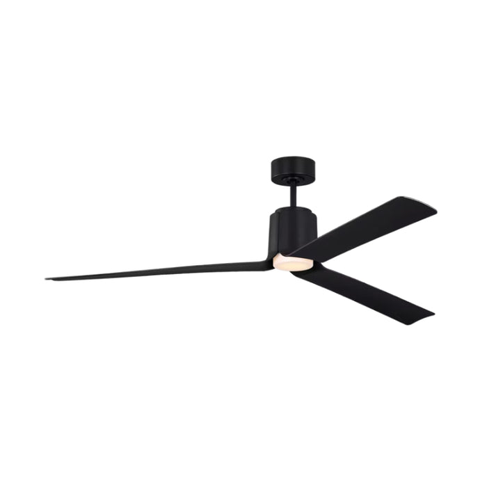 Visual Comfort 3PESM66 Peel Smart 66" Ceiling Fan with LED Light Kit - Midnight Black