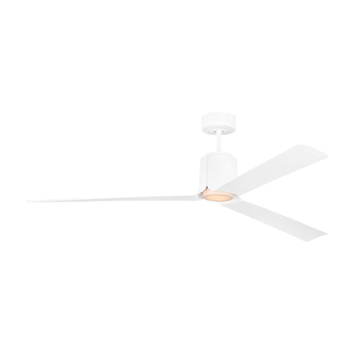 Visual Comfort 3PESM66 Peel Smart 66" Ceiling Fan with LED Light Kit - Matte White