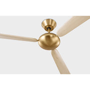 Visual Comfort 3PODSM64 Pod Smart 64" Ceiling Fan-Burnished Brass