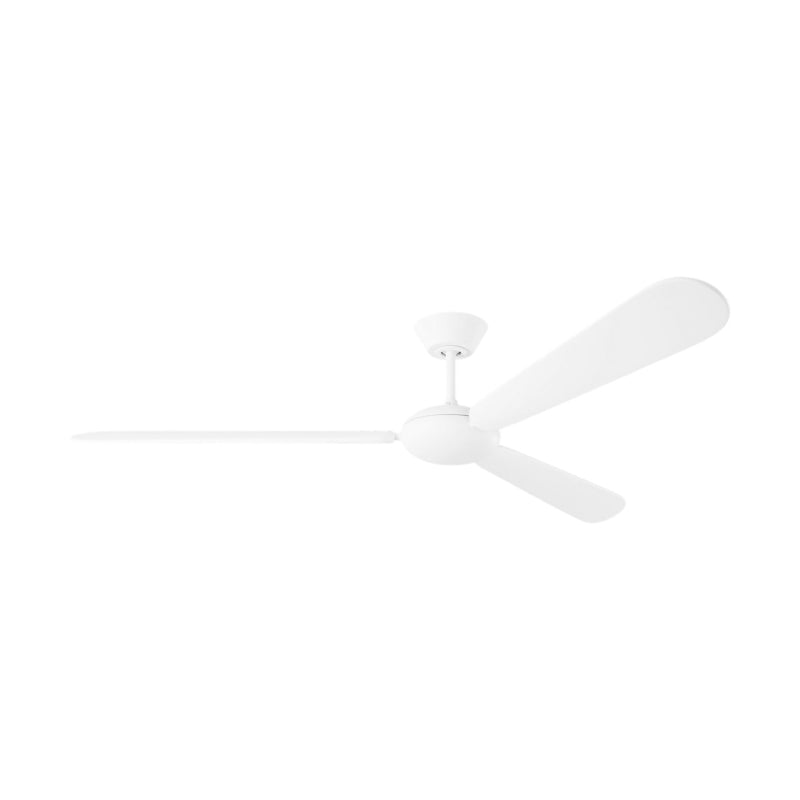 Visual Comfort 3PODSM64 Pod Smart 64" Ceiling Fan-Matte White