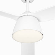 Visual Comfort 3STUSM60 Studio Smart 60" Ceiling Fan with LED Light Kit-Matte White