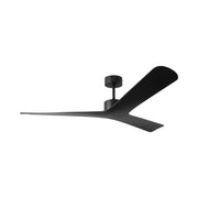 Visual Comfort 3TPKSM57 Tri Plank Smart 57" Ceiling Fan-Midnight Black
