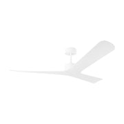 Visual Comfort 3TPKSM57 Tri Plank Smart 57" Ceiling Fan-Matte White