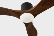 Visual Comfort 3MAVHSM44 Maverick Smart 44" Ceiling Fan with LED Light Kit-Matte Black with Dark Walnut Blades