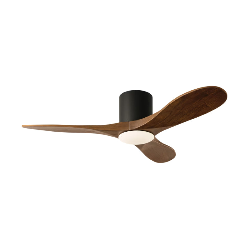 Visual Comfort 3MAVHSM44 Maverick Smart 44" Ceiling Fan with LED Light Kit-Matte Black with Dark Walnut Blades