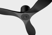 Visual Comfort 3MAVHSM44 Maverick Smart 44" Hugger Ceiling Fan-Matte Black with Midnight Black Blades