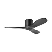 Visual Comfort 3MAVHSM44 Maverick Smart 44" Hugger Ceiling Fan-Matte Black with Midnight Black Blades