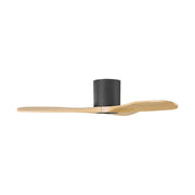 Visual Comfort 3MAVHSM44 Maverick Smart 44" Hugger Ceiling Fan-Matte Black with Natural Honey Blades