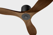 Visual Comfort 3MAVHSM44 Maverick Smart 44" Hugger Ceiling Fan-Matte Black with Dark Walnut Blades