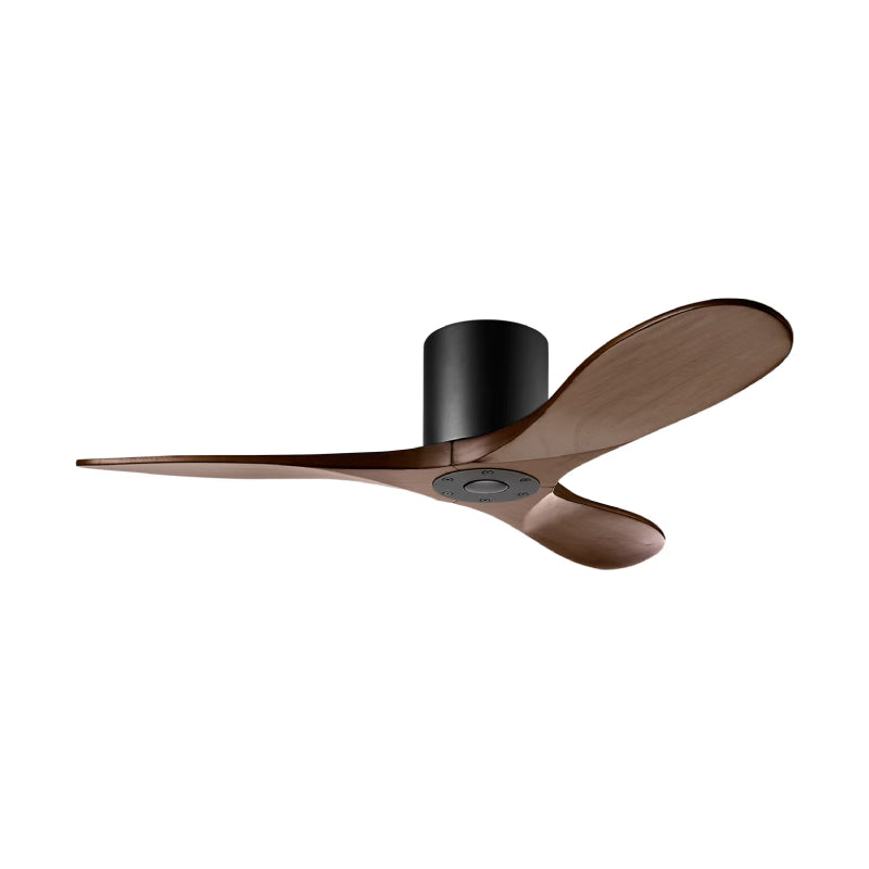 Visual Comfort 3MAVHSM44 Maverick Smart 44" Hugger Ceiling Fan-Matte Black with Dark Walnut Blades