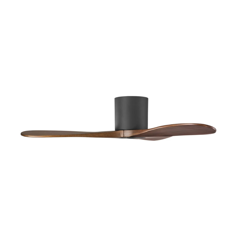 Visual Comfort 3MAVHSM44 Maverick Smart 44" Hugger Ceiling Fan-Matte Black with Dark Walnut Blades